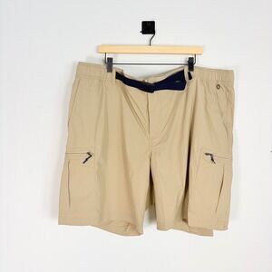 Men Lands End 9" Outrigger Stretch Cargo Swim Trunks Big‎ & Tall Size 3XL 50-52